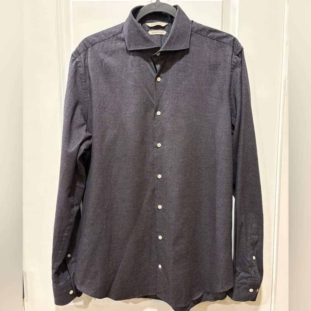 Suitsupply Charcoal Grey Button Down